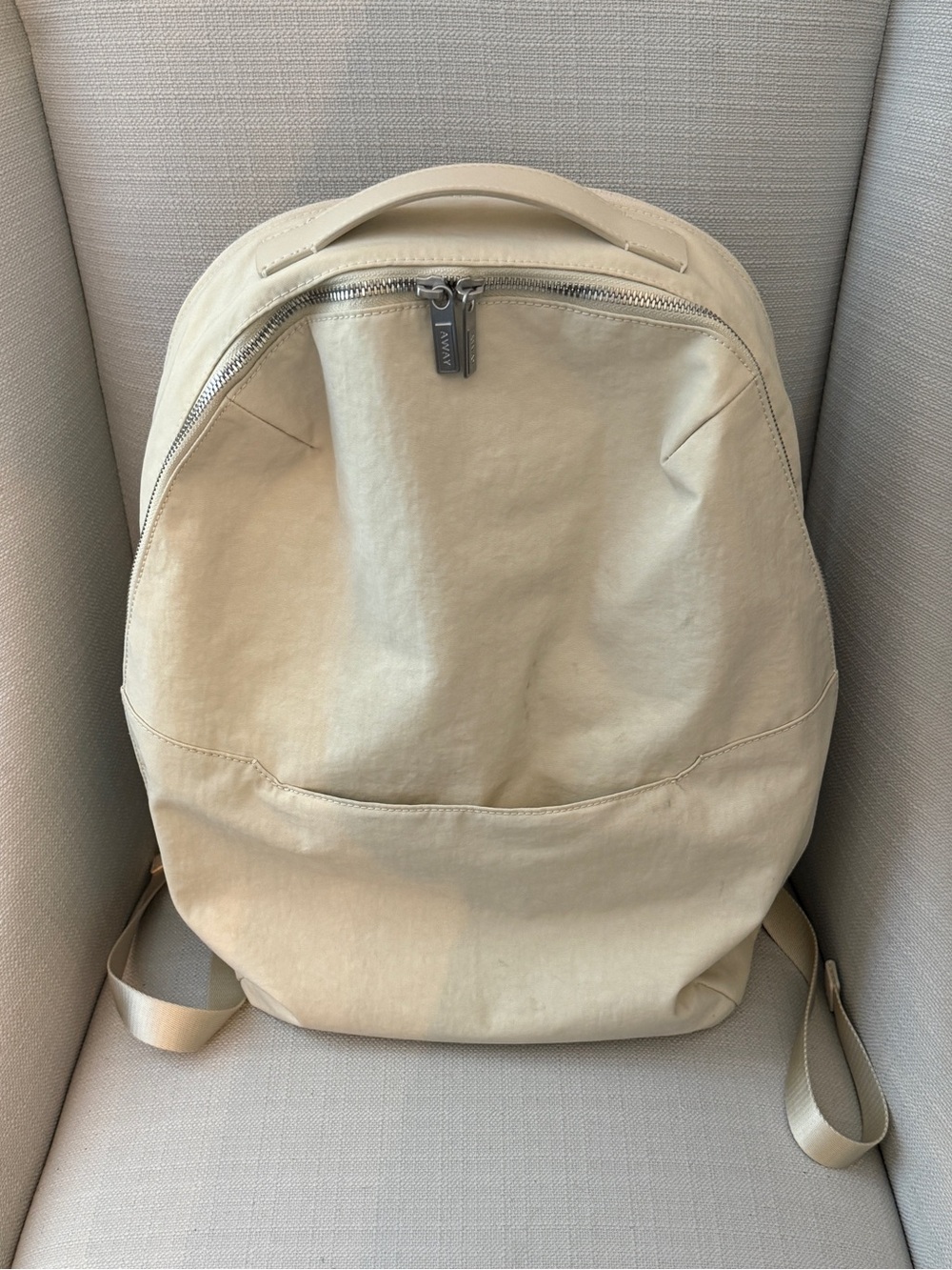 Away The Everywhere Zip Backpac cream